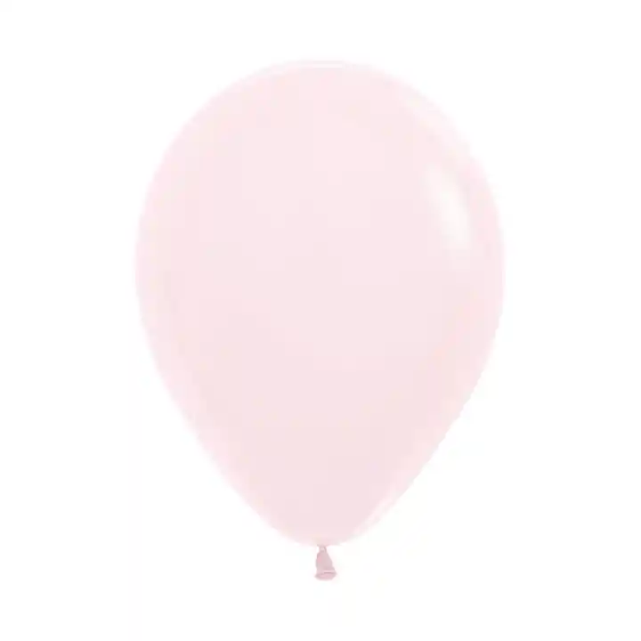 Globo R12 Pastel Mate Rosado Sempertex Paquete X 10