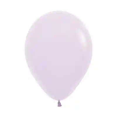 Bombas Globos R12 Pastel Mate Lila Paquete X 10