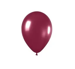 Bombas Globos R12 Metal Vinotinto Paquete X 10 Sempertex