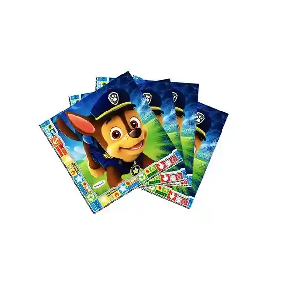 Servilleta Paw Patrol 13 X 13 Sempertex X 16 Unidades