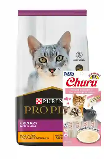 Pro Plan® Urinary Cat 3 Kg Gratis 4 Churu® Salmón