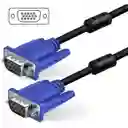 Cable Vga 1.8 Metros Azul Cable Grueso Resistente | Uso Rudo