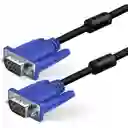 Cable Vga 1.8 Metros Azul Cable Grueso Resistente | Uso Rudo