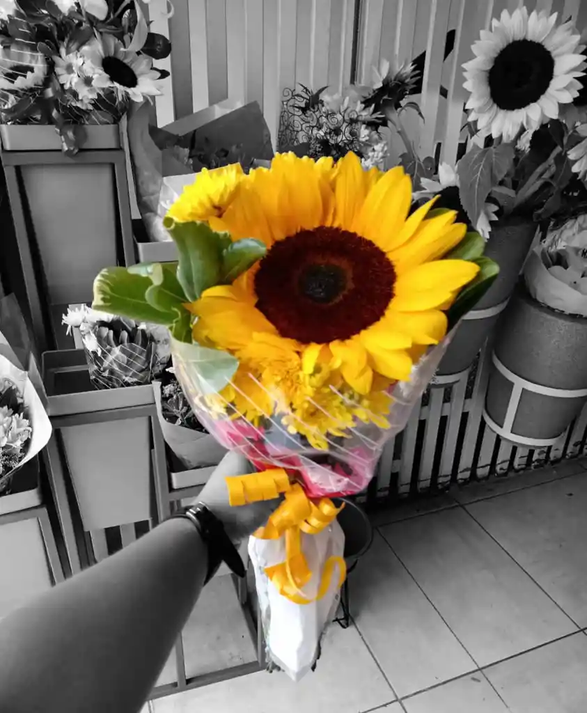 Bouquet Mini Con Girasol