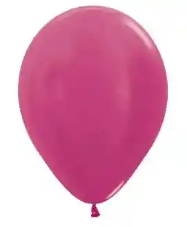 Globos R12 Satin Fucsia Paquete X 10 Sempertex