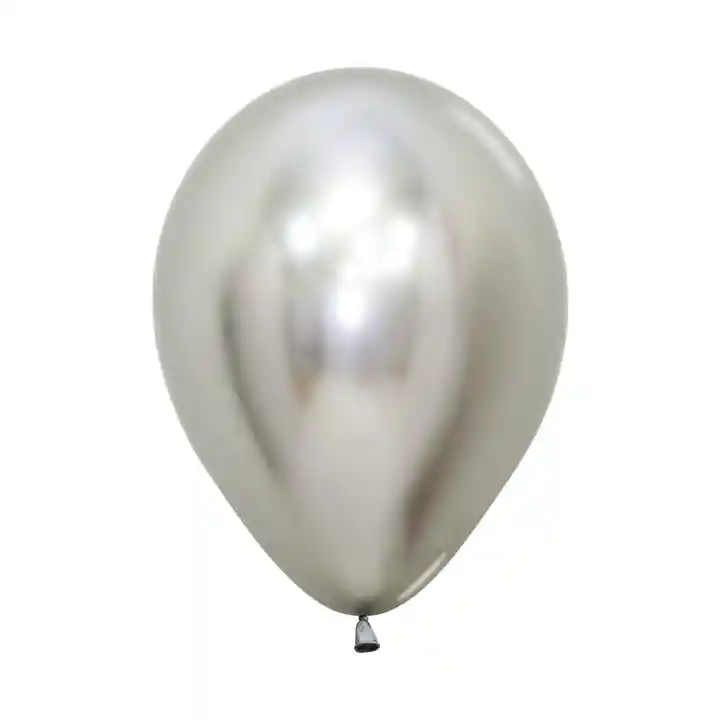 Bombas Globos R12 Reflex Cromada Plata / Plateado Paquete X 5