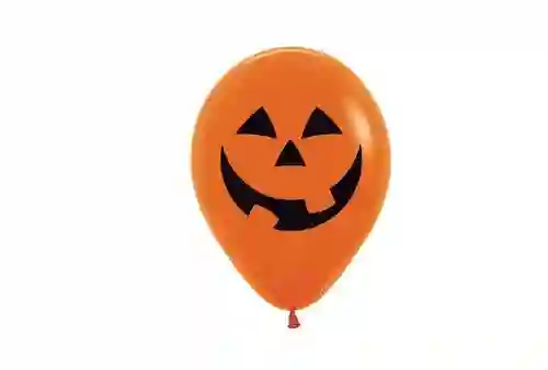 Bombas Globos R12 Fashion Calabaza Naranja X 10 Sempertex. Halloween