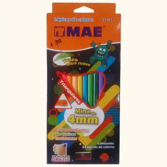 Colores Triangulares Mae 4mm