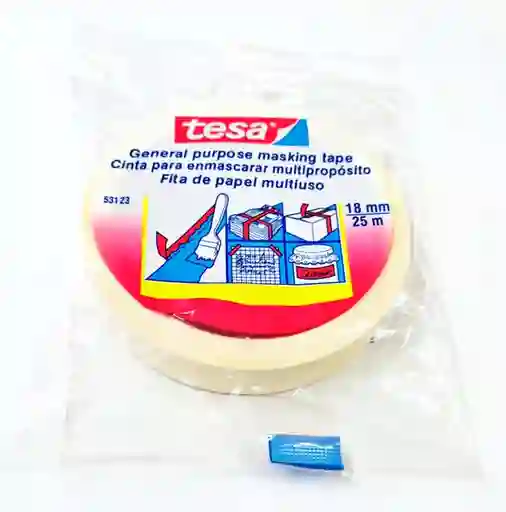 Cinta De Enmascarar Tesa 18mm X 25m