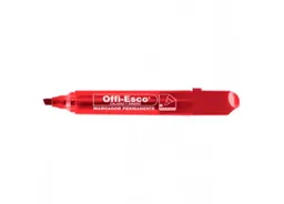 Marcador Permanente Offi-esco Oe-520 Rojo