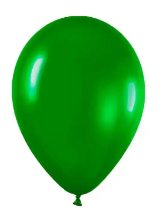 Bombas Globos R12 Metal Verde Paquete X 10 Sempertex