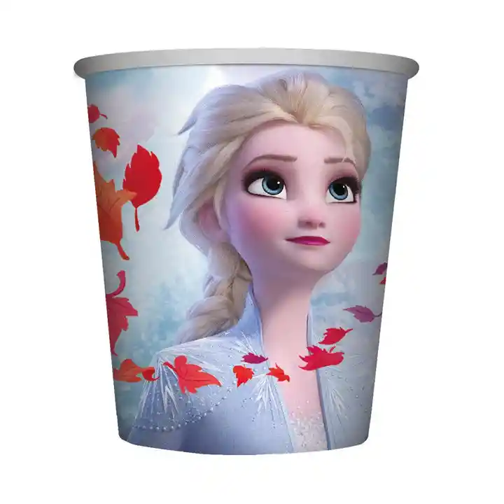 Vaso Desechable Frozen De Carton 9 Oz X 8 Und Sempertex