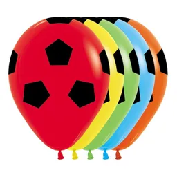 Bombas Globos R12 Fashion Balon De Futbol Surtido X 10 Und Sempertex- Copa America Colombia