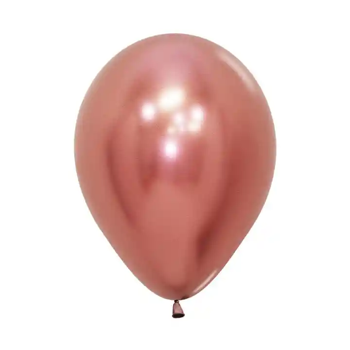 Bombas Globos R12 Reflex Dorado Rosa Paquete X 10. Sempertex