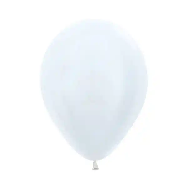 Bombas Globos R12 Satin Blanco Paquete X 10. Sempertex