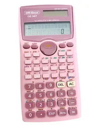 Calculadora Cientifica Offi Esco Oe-987 Color Rosado Claro