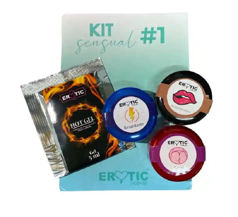 Kit Lubricante Caliente Retardante Multiorgasmo Sensual #1 Lubricantes