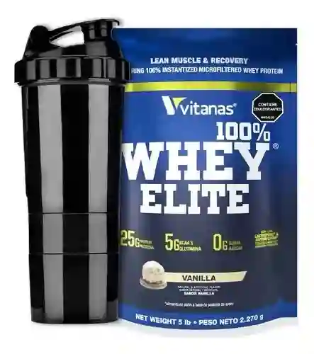 Whey Elite 5lbs 100% Vitanas 25g