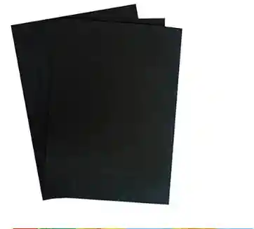 Cartulina Octavo Color Negro 170 Gm X 10 Uds