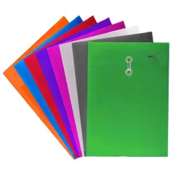 Carpeta Plastica De Hilo Oficio Vertical Oe-864 Colores Surtidos