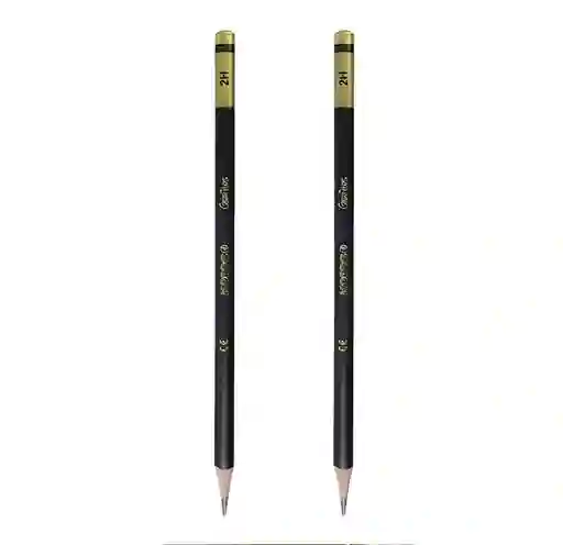 Lapiz Kores Dibujo Grafito 2h X 2 Unidades
