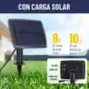 Guirnalda Luces Solar 7,5mt Exterior Maxwell + 10 Ampolletas