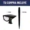 Foco Estaca Solar Jardin Led Maxwell Impermeable Luz Calida