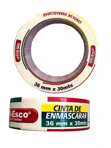 Cinta De Enmascarar Offi Esco 36mm X 30 Mt