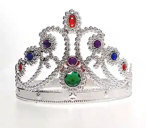 Corona Princesa Flexible Ajustable Plateada