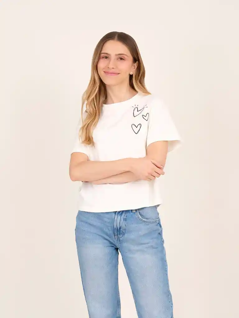 Camiseta la Vida es Ahora Marfil XL