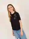 Camiseta la Vida es Ahora Negro L