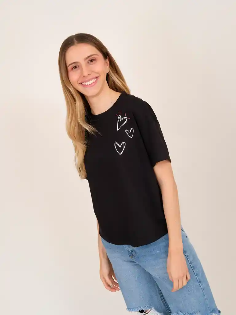 Camiseta la Vida es Ahora Negro L