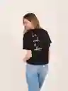 Camiseta la Vida es Ahora Negro L