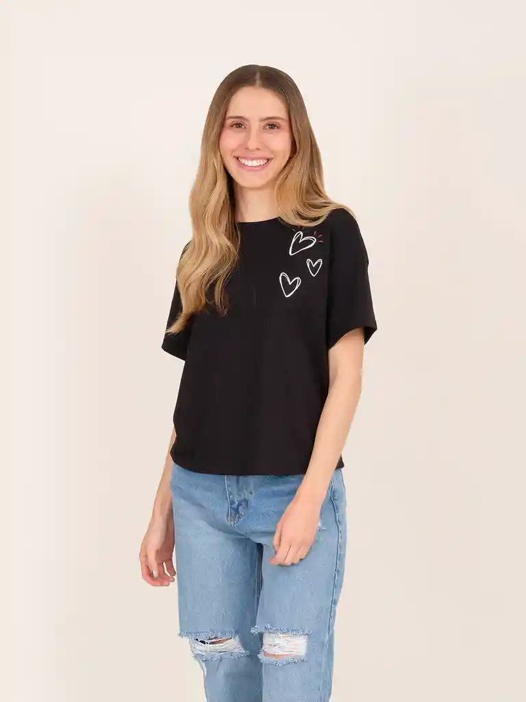 Camiseta la Vida es Ahora Negro L