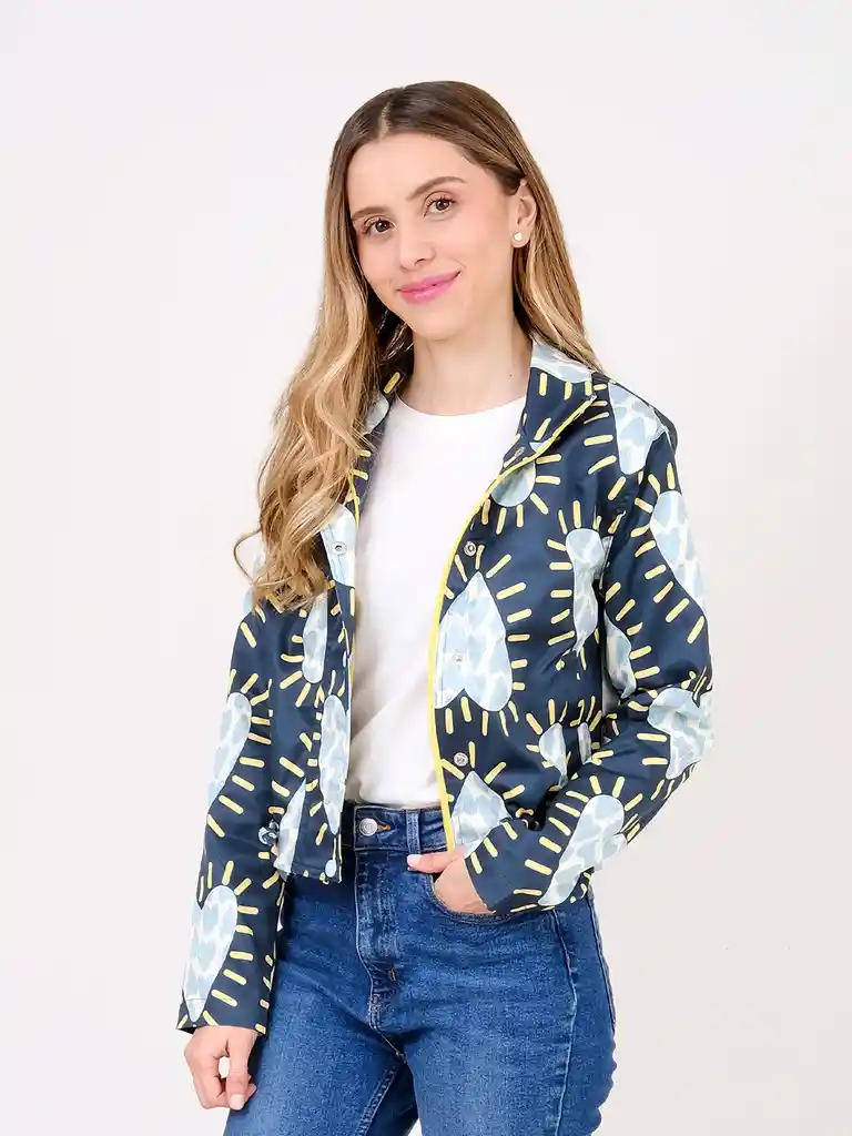 Chaqueta Corazón Radiante Azul S