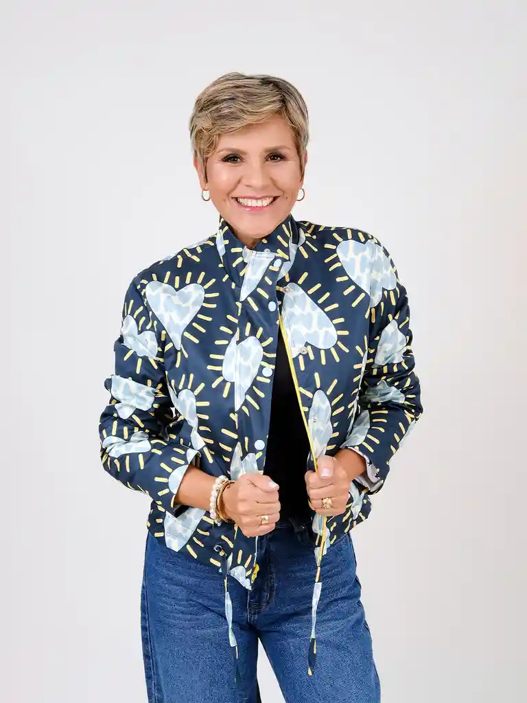 Chaqueta Corazón Radiante Azul S