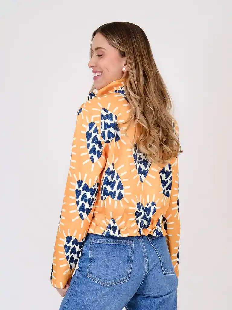 Chaqueta Corazón Radiante Mostaza XL
