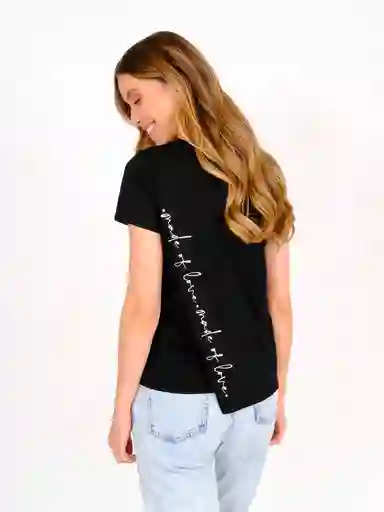 Camiseta Made of Love Negro L