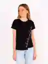 Camiseta Made of Love Negro L