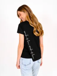 Camiseta Made of Love Negro M