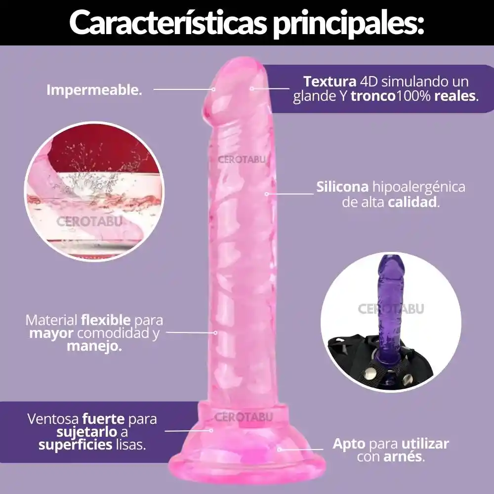 Ducha Anal 160 Ml + Dildo Pene En Silicona + Lubricante Anal