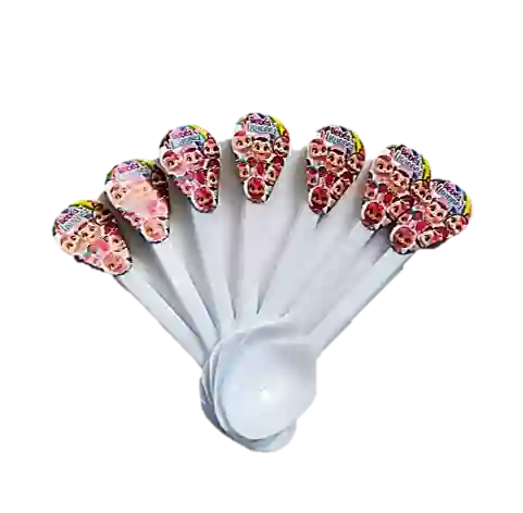 Cucharas Plasticas Niña Bebes Llorones X 20