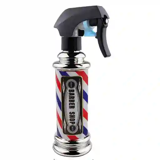 Botella Spray Para Peinar El Cabello En Peluquería 150 Ml Plateada