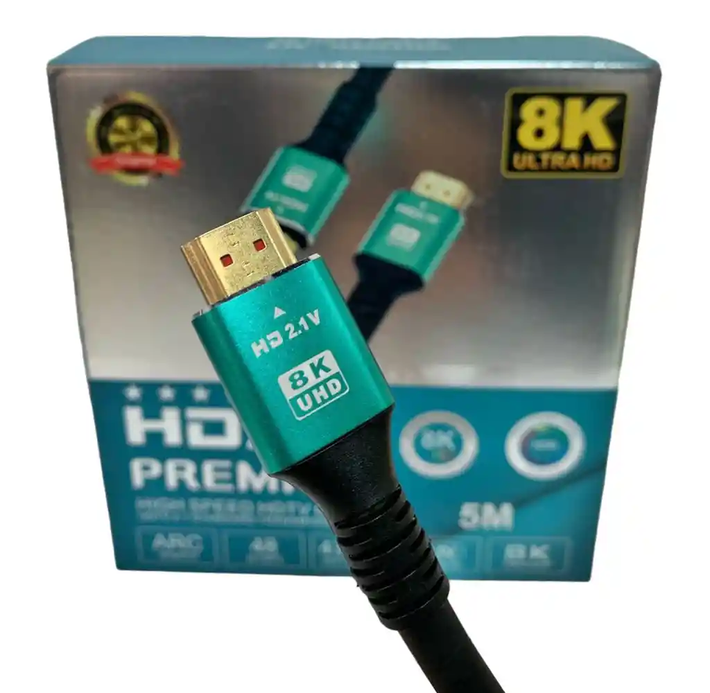 Cable Hdmi 2.1 8k Alta Velocidad Ultra Hd Ps5 Series X 5 M