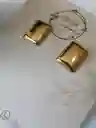 Aretes Dorados Para Dama