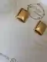 Aretes Dorados Para Dama