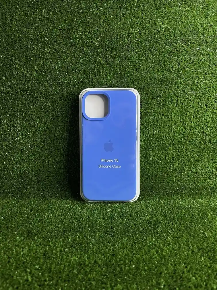 Iphone 15 | Silicone Case | Forro Rigido | Funda Antihumendad | Carcasa Protectora | Full Proteccion | Azul*