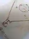 Juego Collar Y Aretes Dije E Perlado