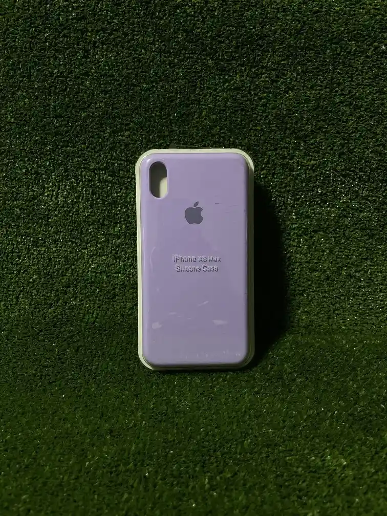 Iphone Xs Max | Silicone Case | Forro Rigido | Funda Antihumendad | Carcasa Protectora | Full Proteccion | Lila*