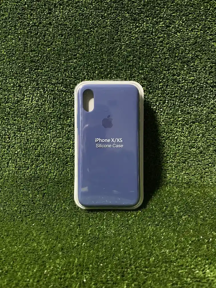 Iphone Xs | Silicone Case | Forro Rigido | Funda Antihumendad | Carcasa Protectora | Full Proteccion | Azul Oscuro*